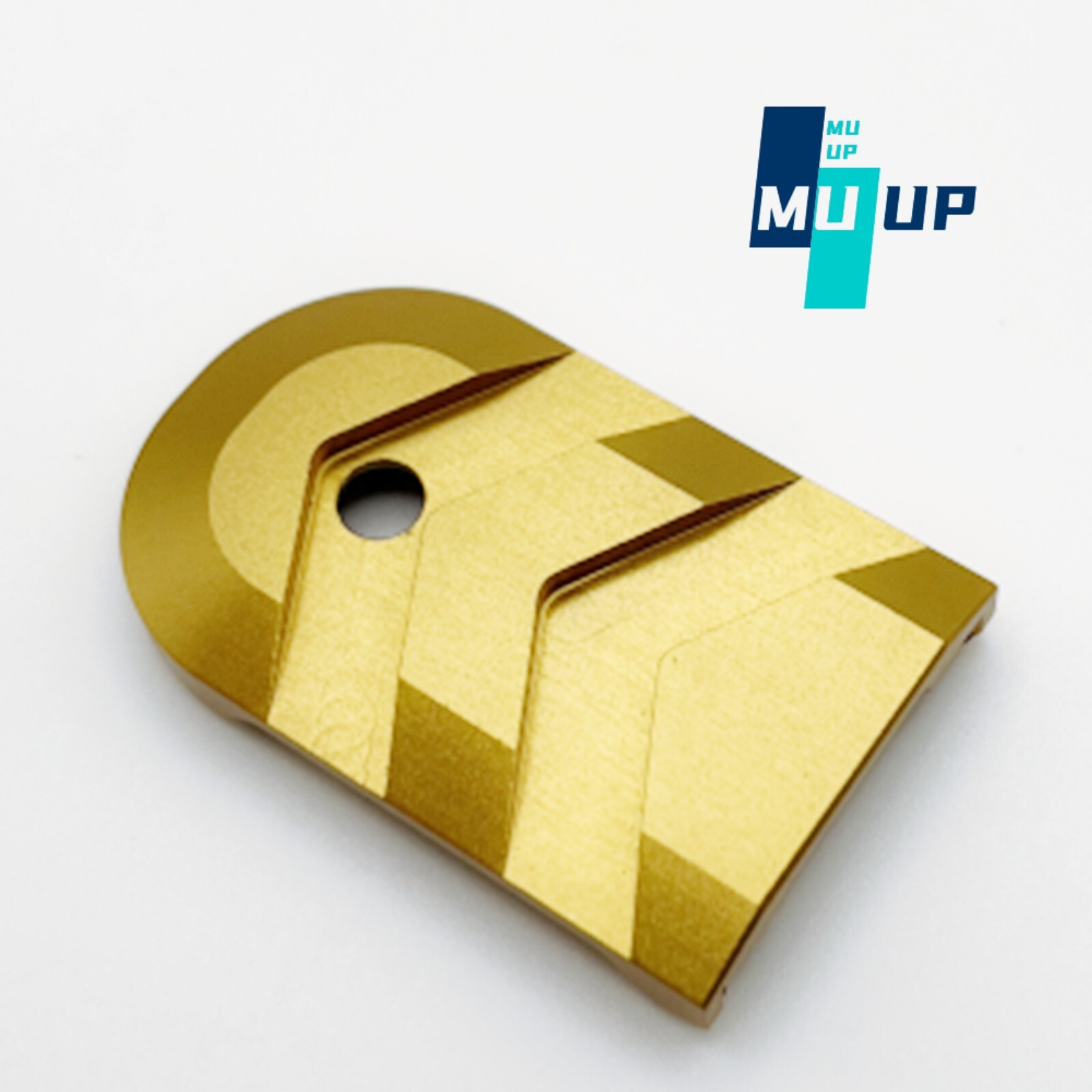 Magazine Base Plate/Pad Glock17 19 22 23 24 26 27 31 32 33 34 9mm Aluminum Gold