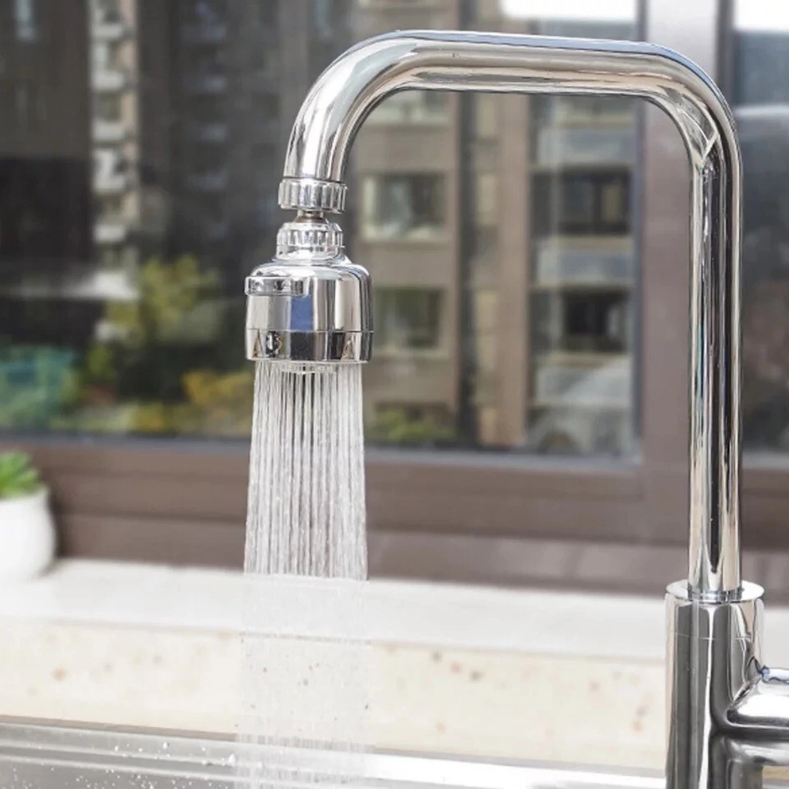 Kitchen Sink Faucet Nozzle 360° Rotating 3 Function Sprayer for Tap Aerator