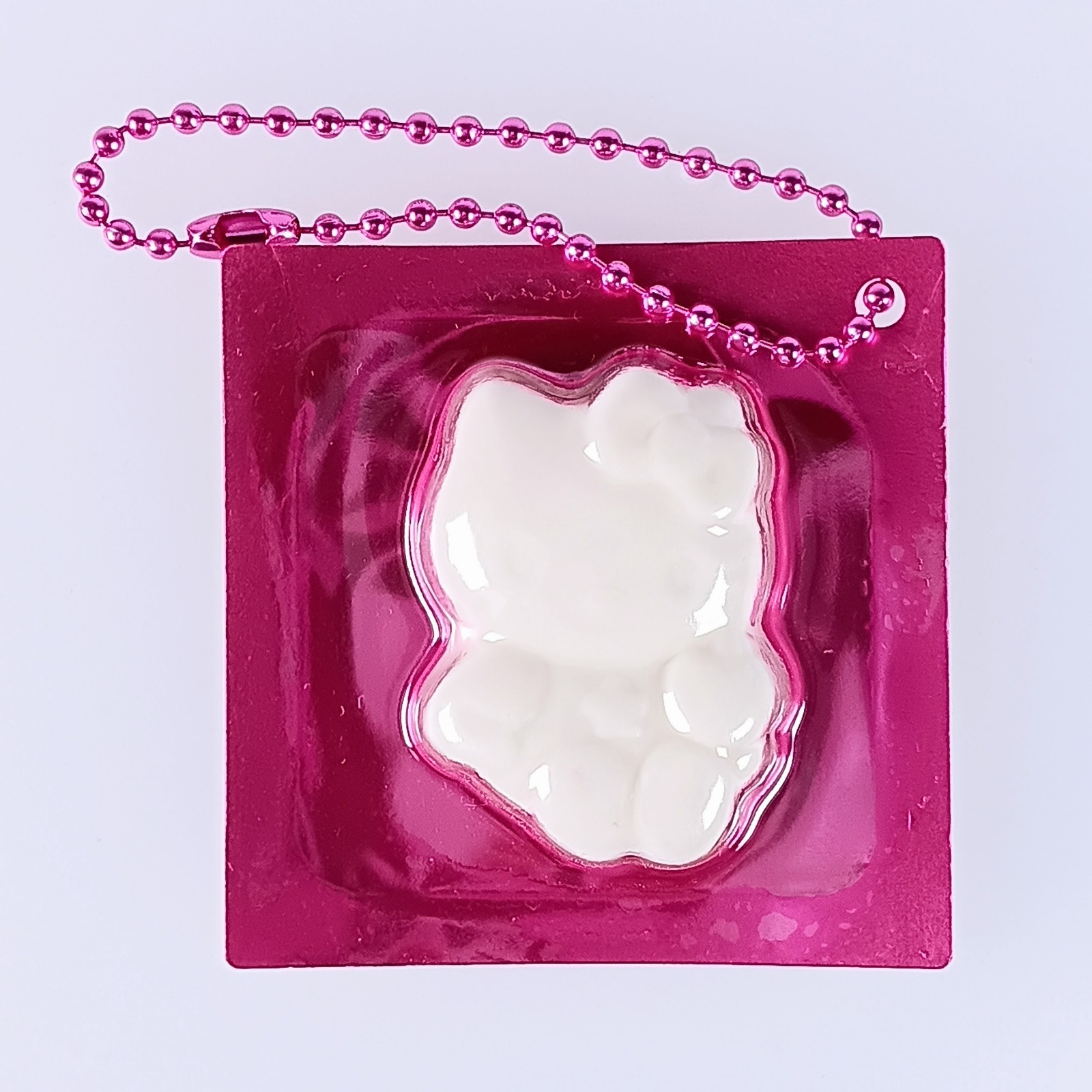 Hello Kitty - Sanrio Q·B·B Die-Cut Cheese Keychain From Japan