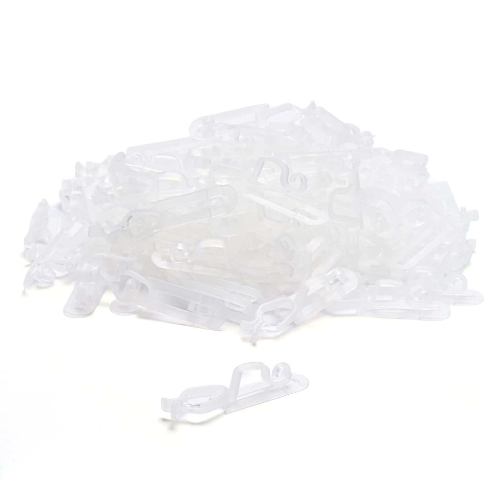 DELight 100Pcs Christmas Light Clips All in One Plus C7 C9 Hangers for Gutters