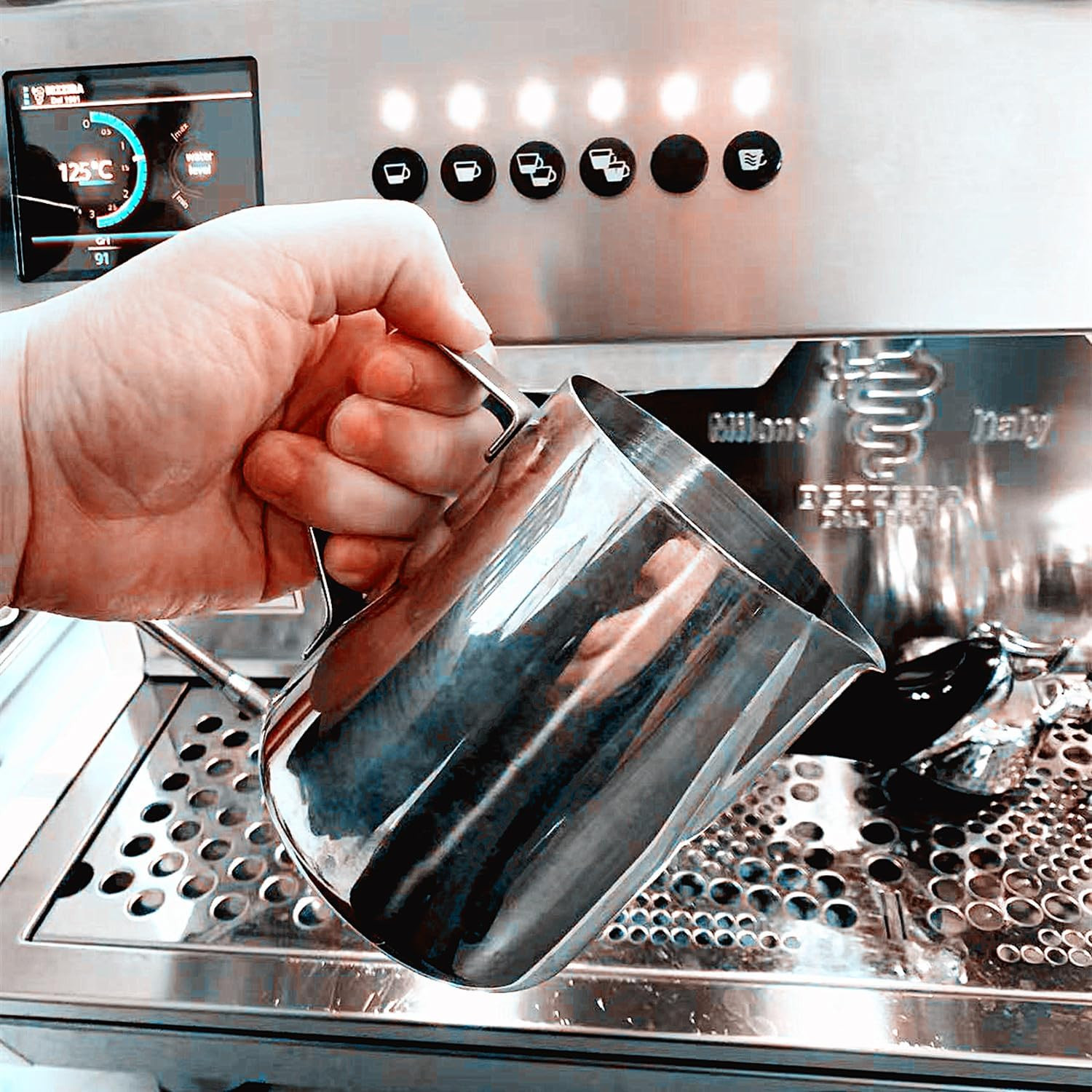 Jarra para espumar leche