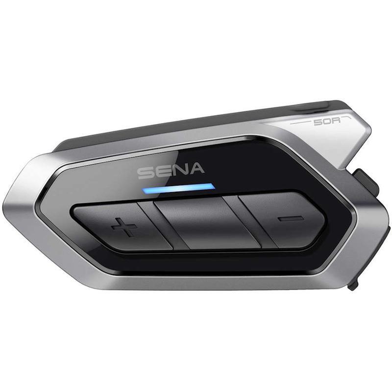 Sena 50R HD Motorcycle Bluetooth Communication System Mesh Intercom Single Pack