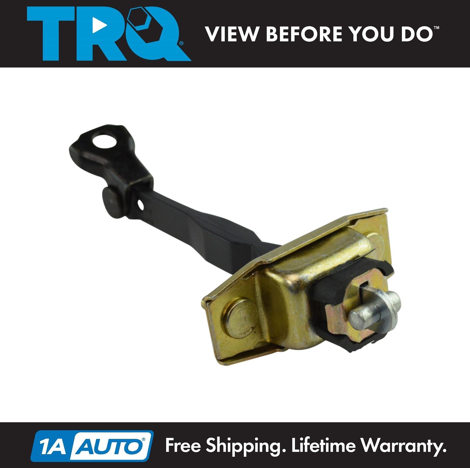 TRQ Door Check Stop Front LH Left Driver Side for 03-10 Toyota Sienna