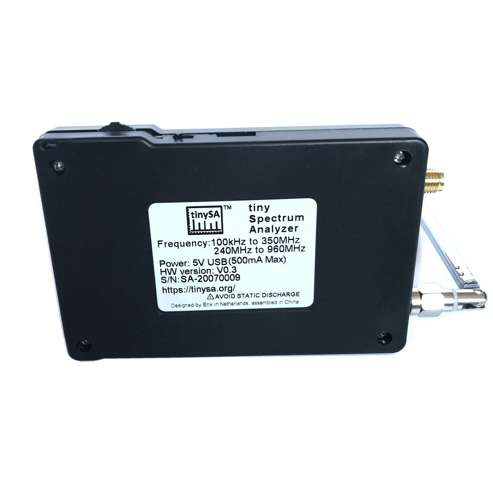 Handheld Tiny Spectrum Analyzer tinysa 2,8" LCD 100khz-960mhz Touch Control Kit