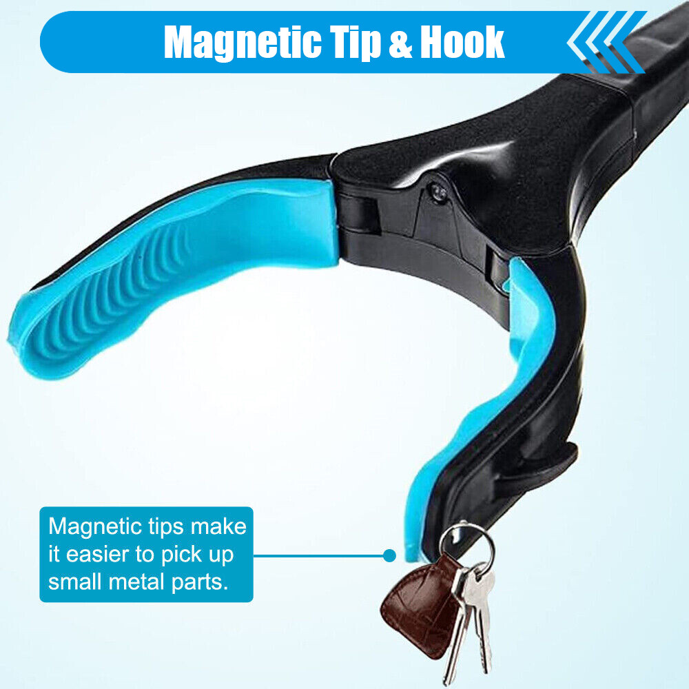 32" Grabber Pick Up Tool Foldable Garbage Hand Grip Reaching Stick Trash Picker