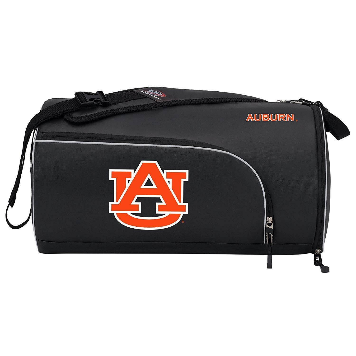 New NCAA Auburn Tigers Squadron Premium Duffel Bag Gym Bag Training Bag