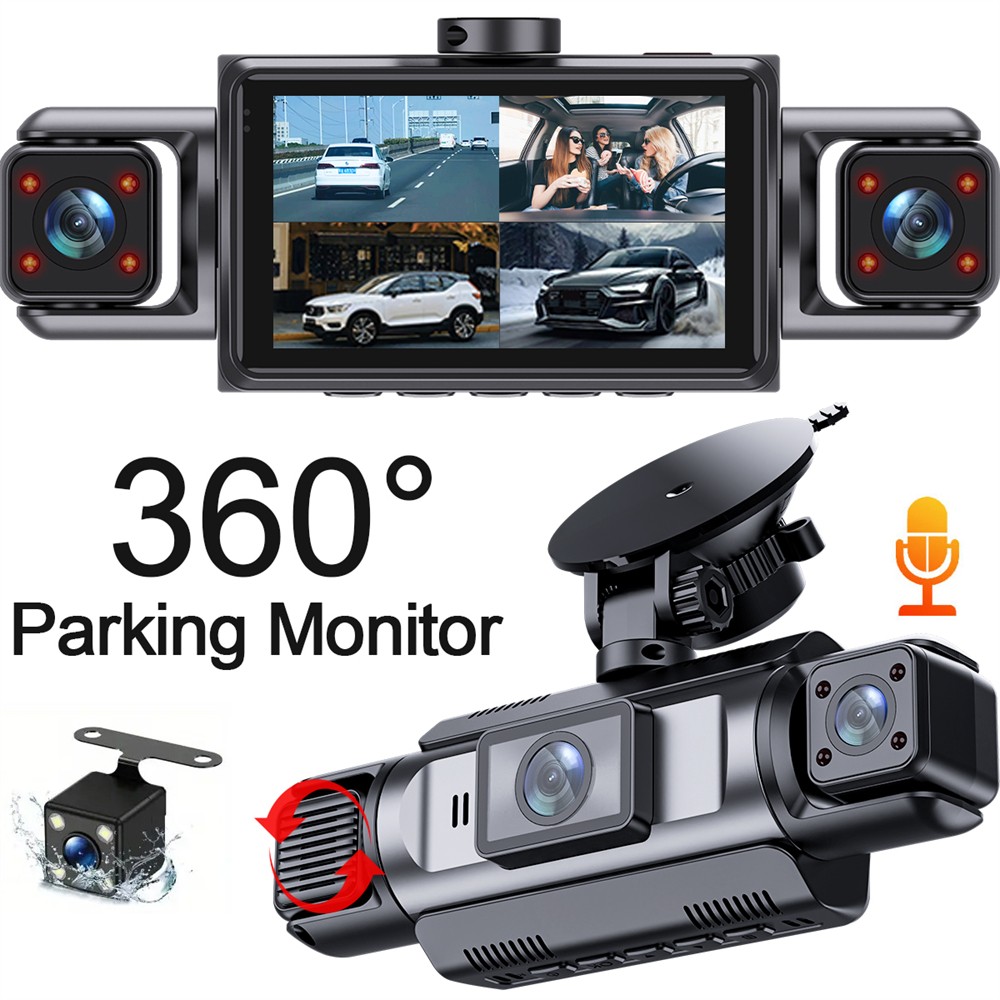 For BMW 128i 325i 328i Dash Cam Car DVR 4CH Camera Parking Monitor Video Record