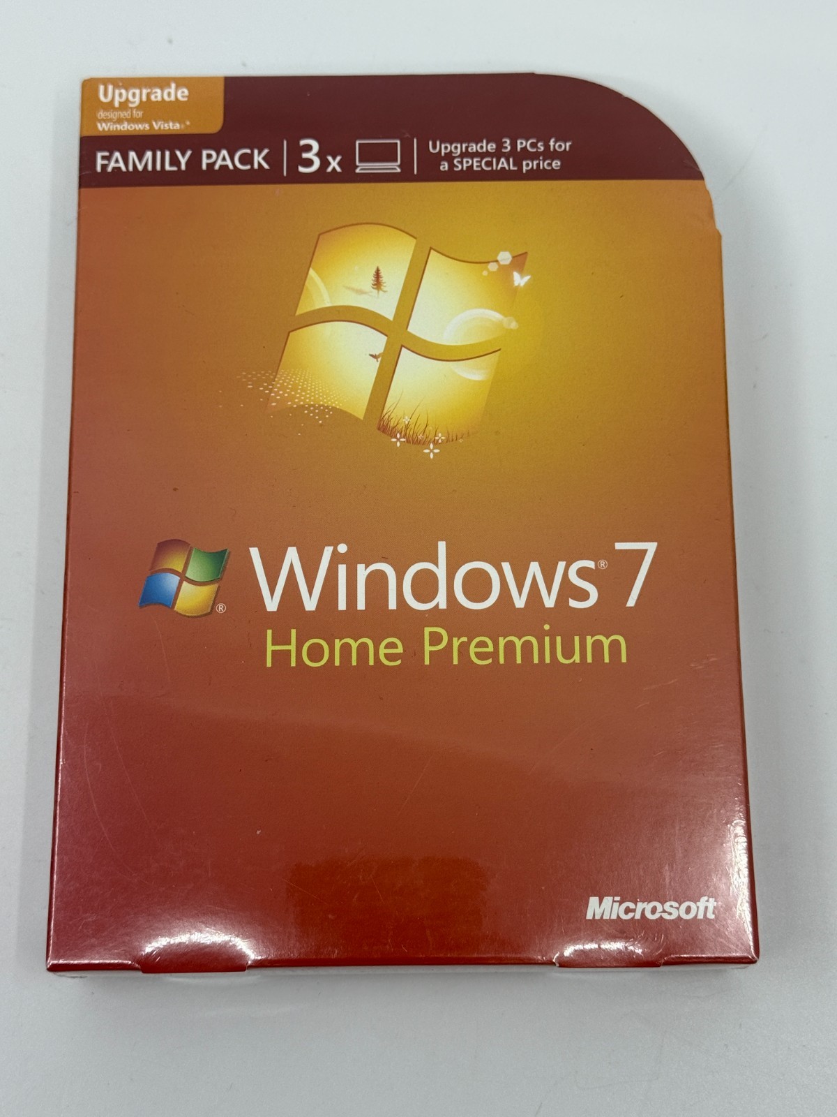 Microsoft Windows 7 Home Premium Family Pack 32 and 64 Bit - NEW SEALED -