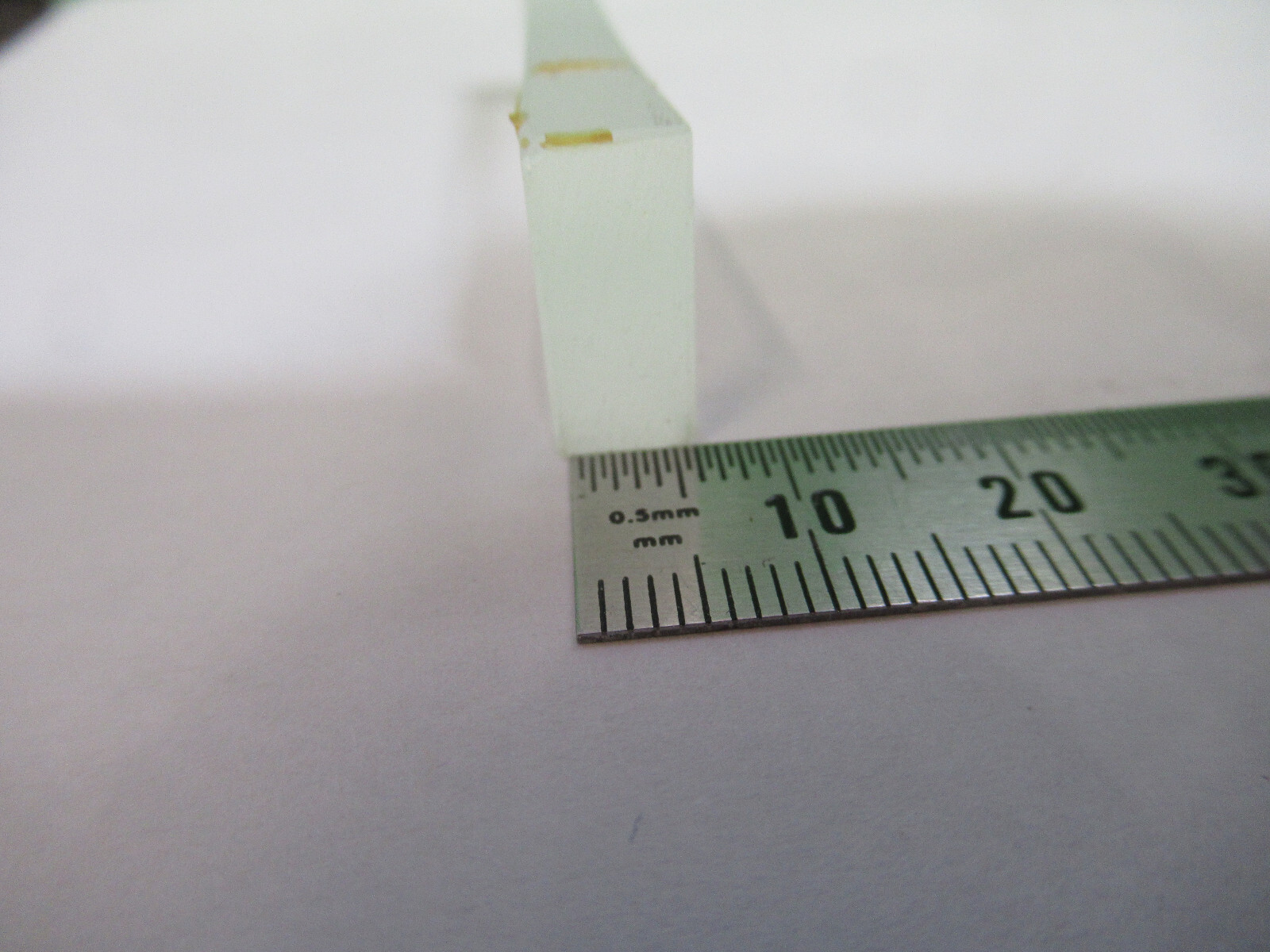 OPTICAL RECTANGULAR LENS BI CONCAVE Bi CC LASER OPTICS AS PICTURED &Z5-C-05