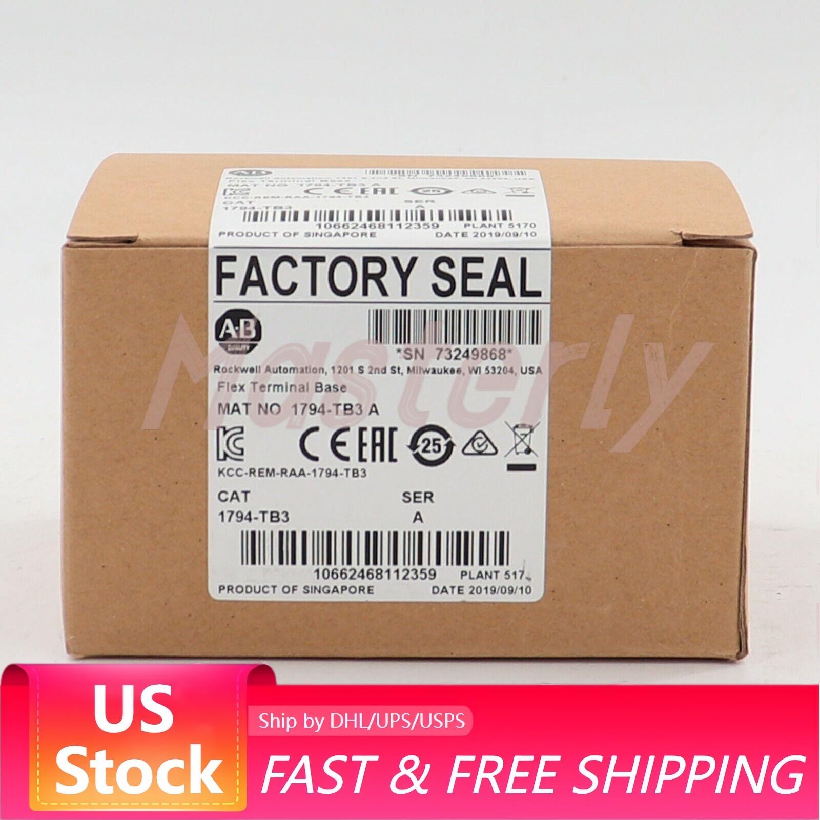 New Factory Sealed 1794-TB3 /A Flex Terminal Base Module 1794TB3 US