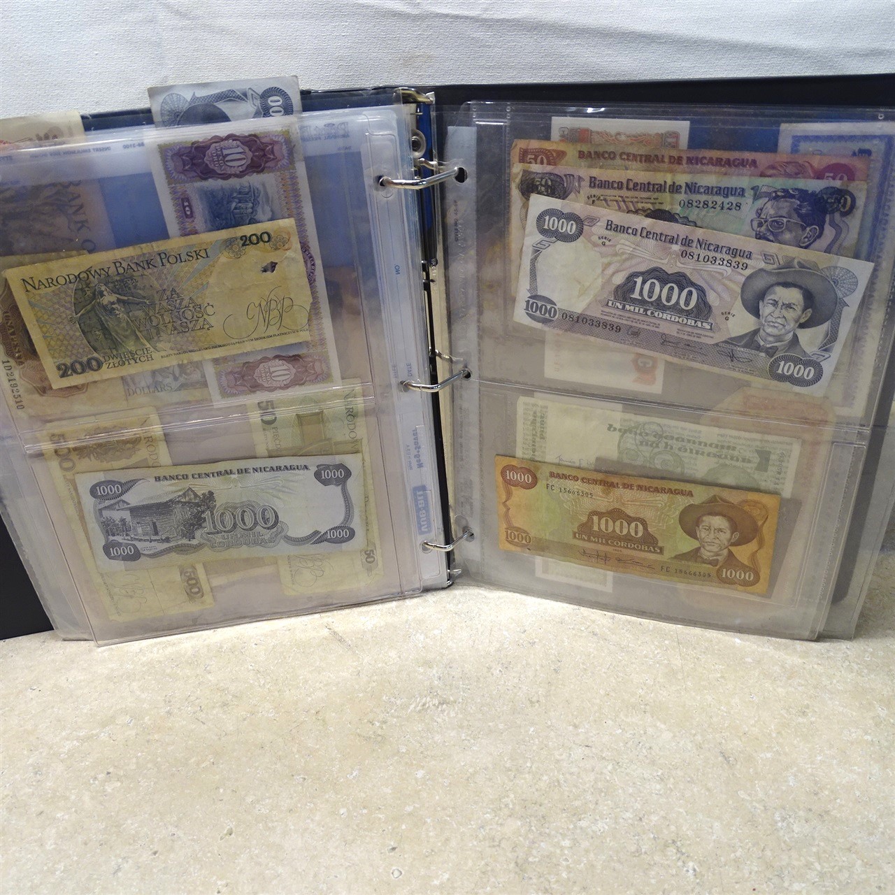 Vintage Assorted Paper Bank Notes Lot, (41) Foreign Notes-Money, See Pics