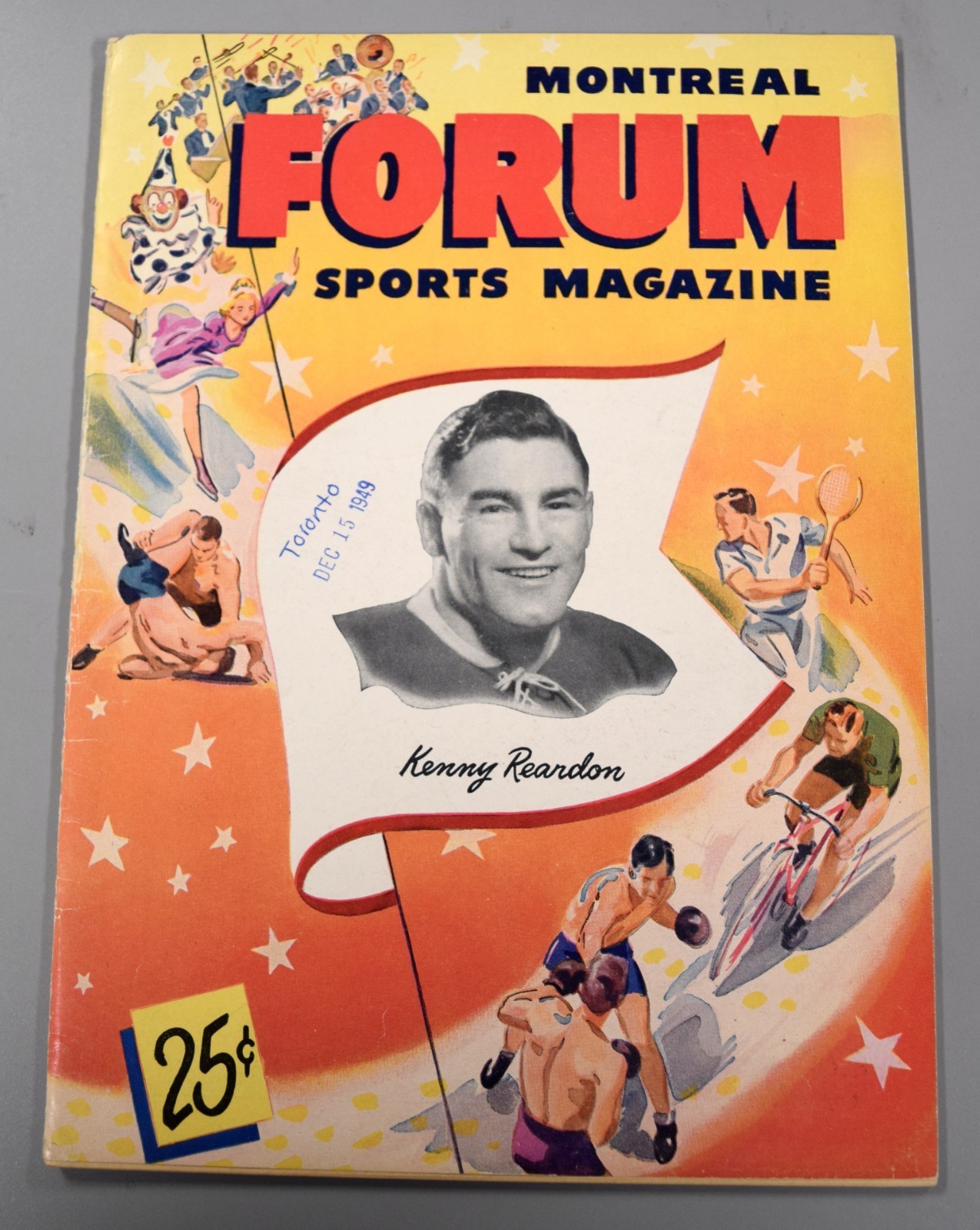 Montreal Canadiens Vs Toronto Maple Leafs December 15 1949 Official Game Program