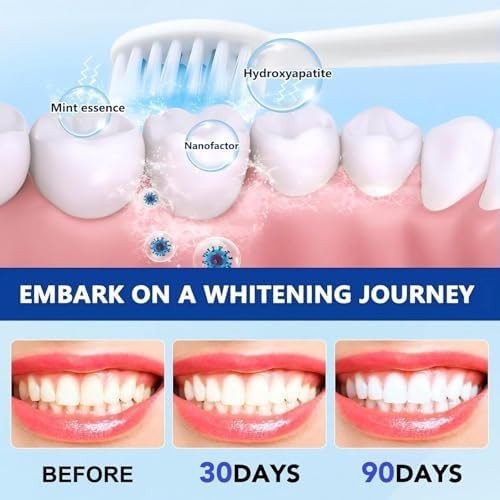 7.5% Hydroxyapatite Toothpaste for Advanced Enamel Protection, Appropriate for S
