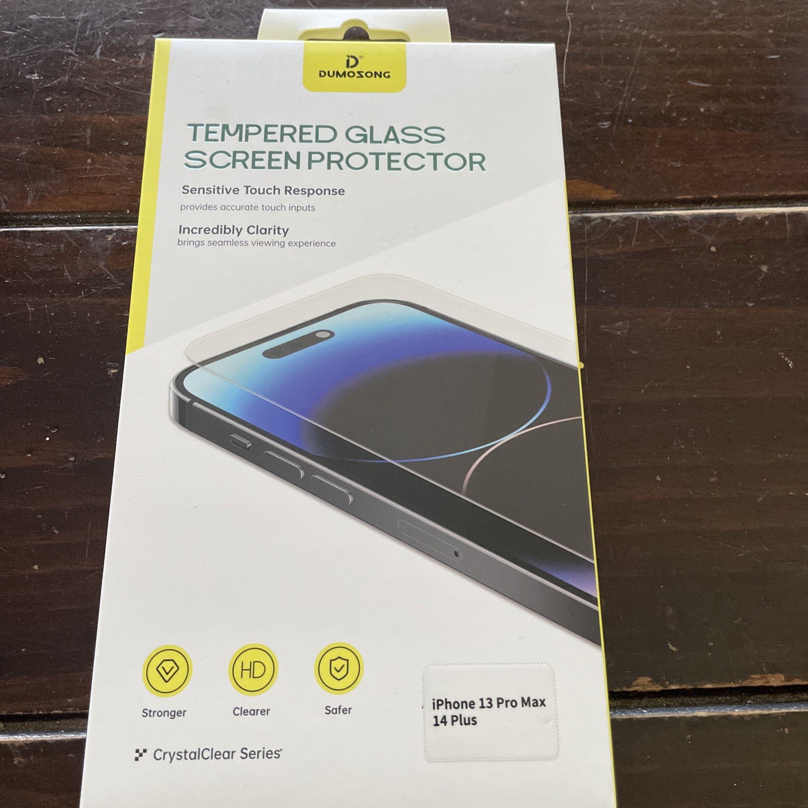 Shatterproof Tempered Glass Screen Protector for iPhone 13/13 Pro Max 14 Plus