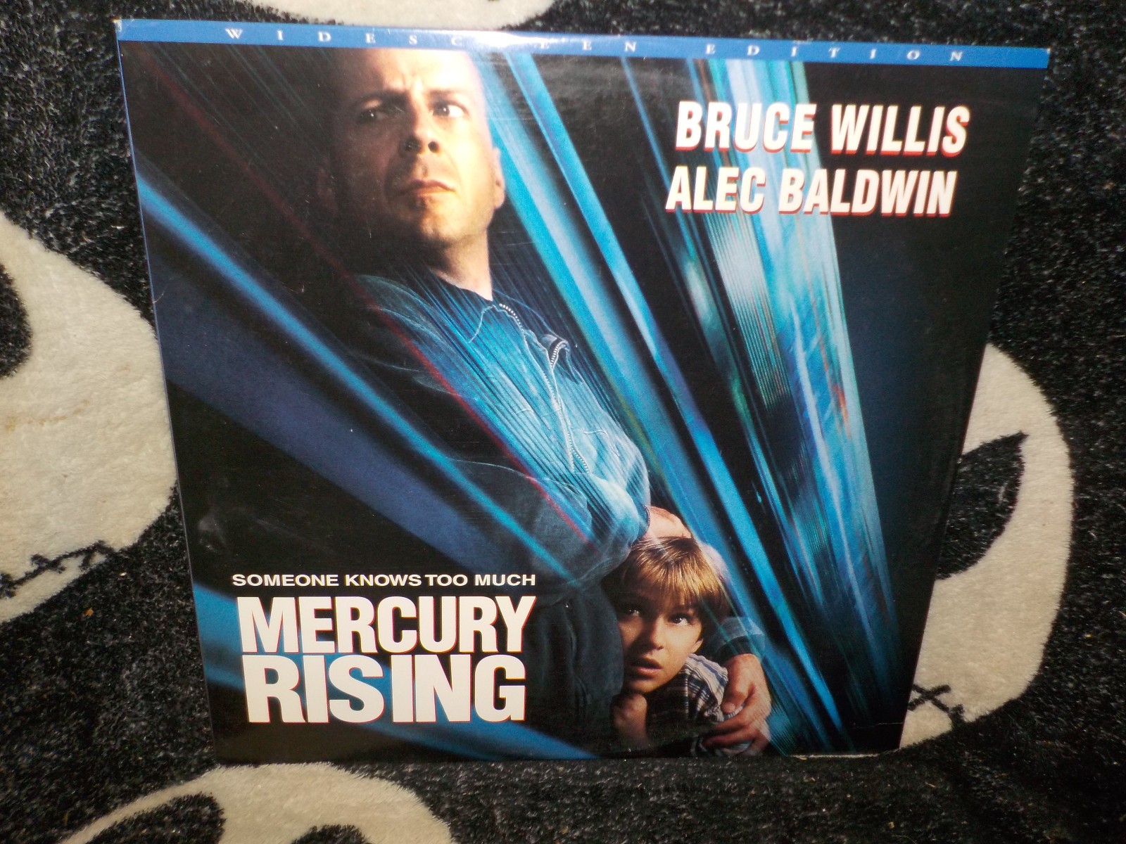 Mercury Rising Widescreen Laserdisc LD Bruce Willis Alec Baldwin Free Ship $50