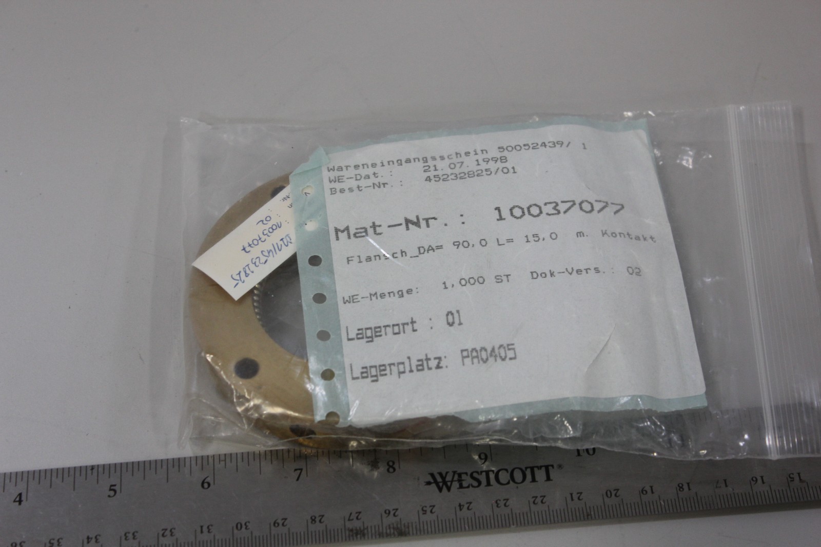 Balzers Contact Flange