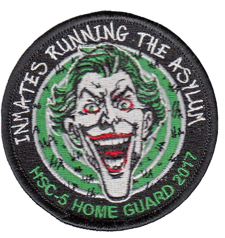 HSC-5 NIGHTDIPPERS INMATES RUNNING THE ASYLUM SHOULDER PATCH