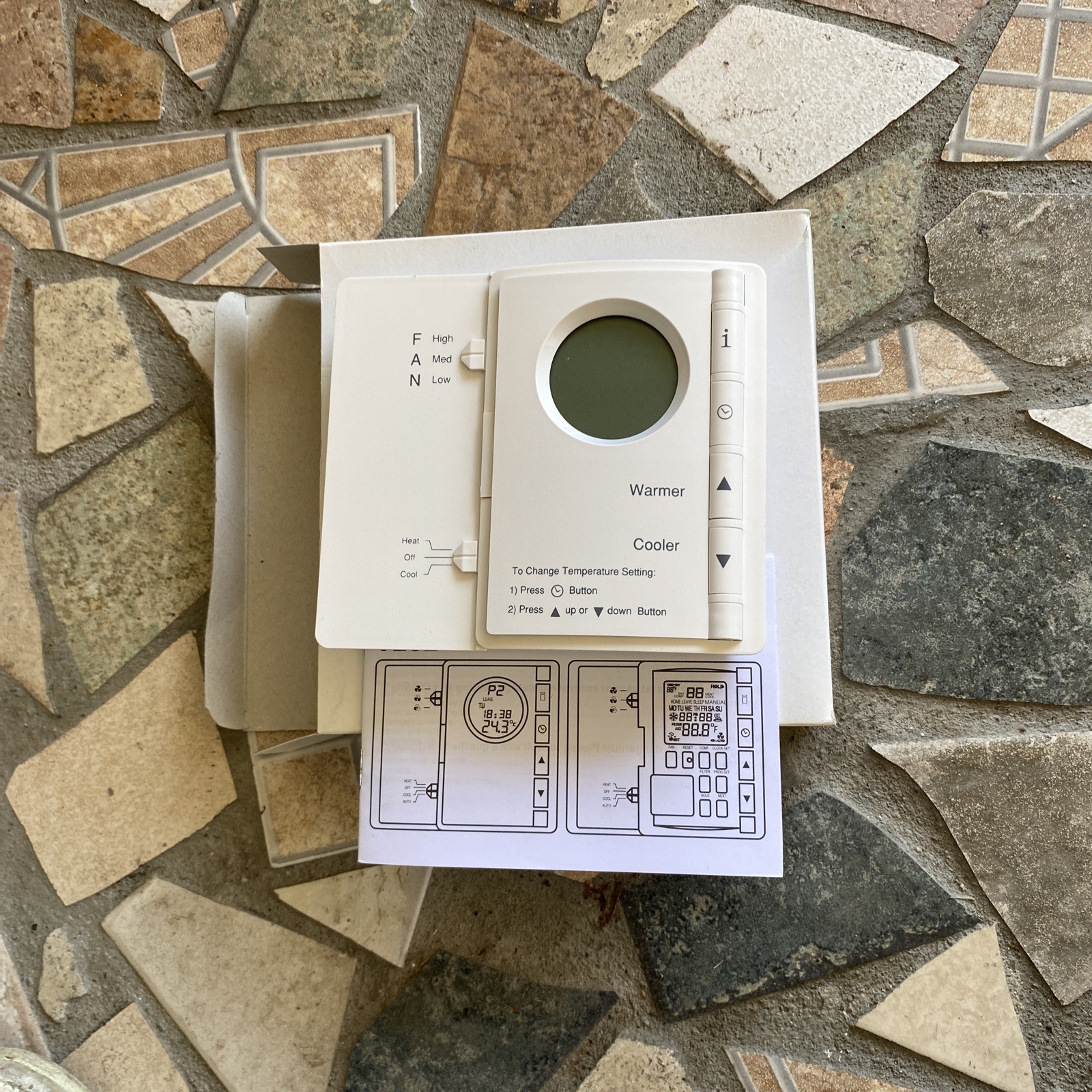 Controlled Air System T202-G5B63 Programmable Digital Thermostat 5-11 Heat/Cool