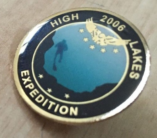 NASA HIGH LAKES EXPEDITION-- SETI 2006 -Collectible Pin: UV Research- SHIPS ASAP