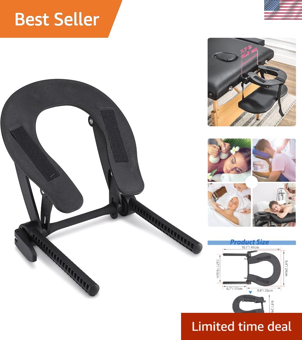 Adjustable Aluminum Face Cradle for Massage Tables - Ultimate Client Comfort
