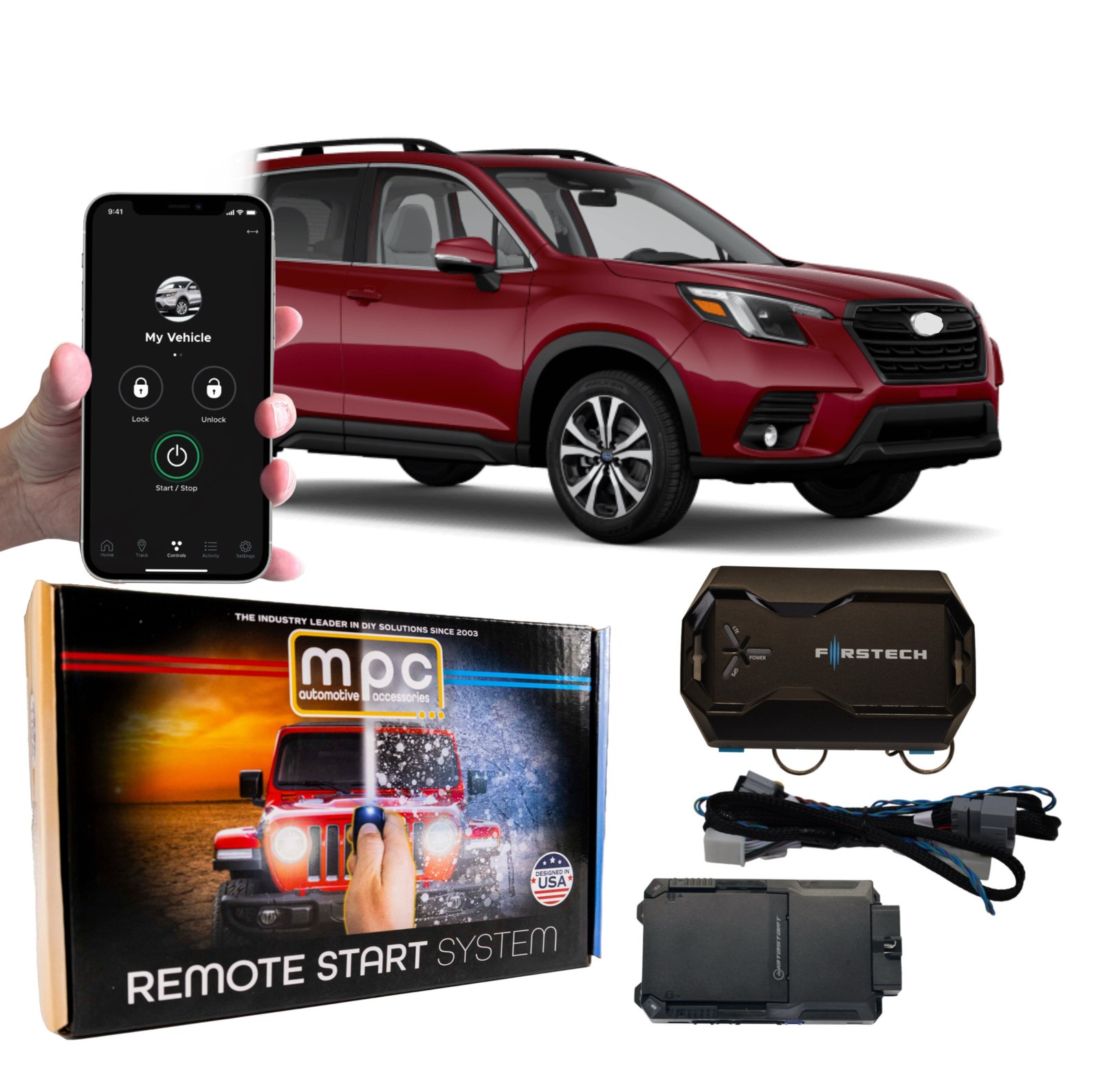 Remote Start Kit for Subaru Forester 2019-2024 | Phone App Control | Plug and P