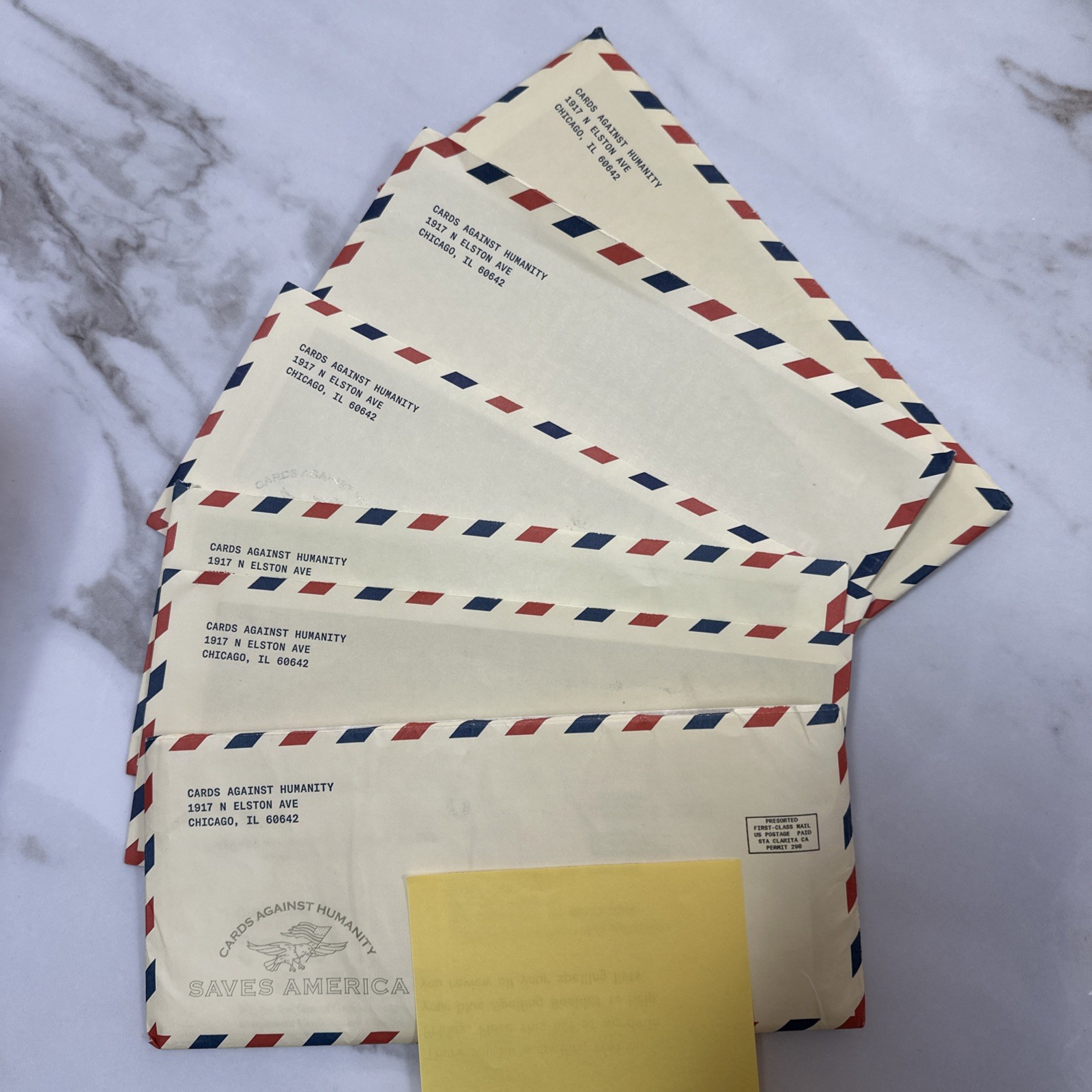 Cards Against Humanity CAH 2017 Saves America ALL 6 DAYS w/ Expansion Cards
