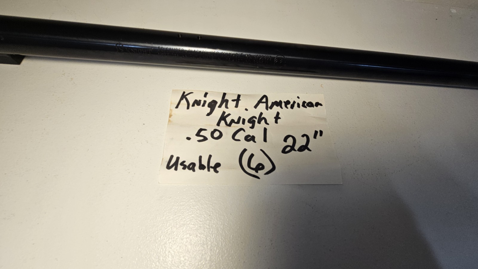 Knight American Knight Inline Muzzleloader 22" Barrel No Breech (6)