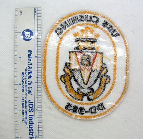 USS Cushing DD 985 US Navy Jacket Patch