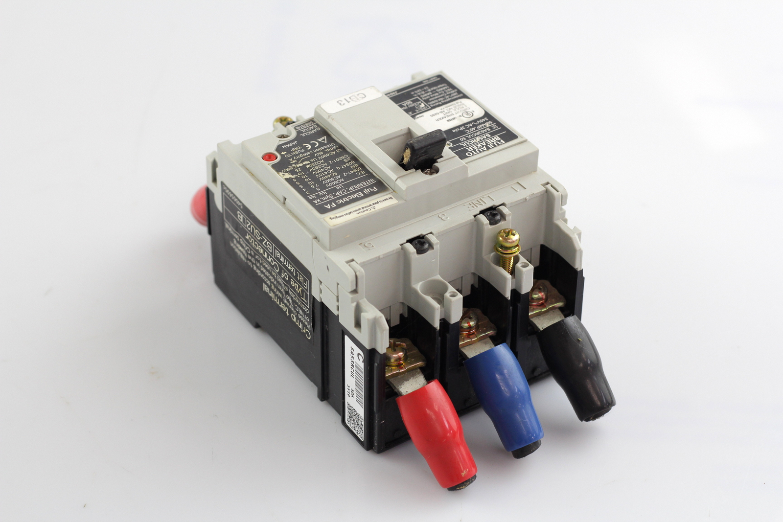 Fuji SA53RCUL 50A DIN Mount 3 Pole 240V Circuit Breaker