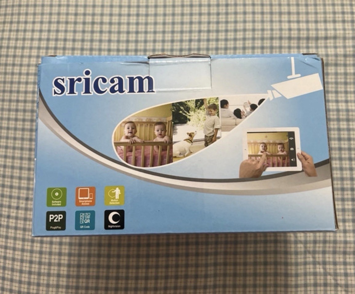 Sricam IP Wi-Fi Wireless Security Camera Night Vision Indoor/Outdoor Black (1)