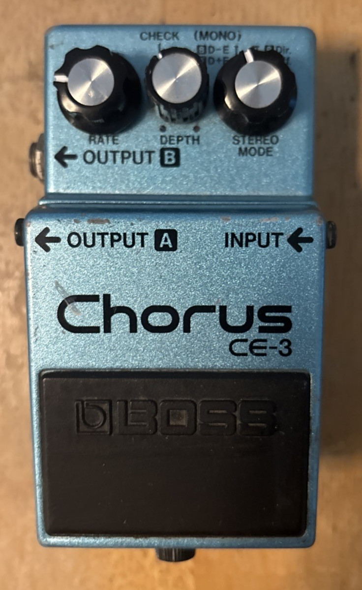 Boss CE-3 Chorus Guitar Effect Pedal (Made in Japan, Green Label).. FREE S&H!