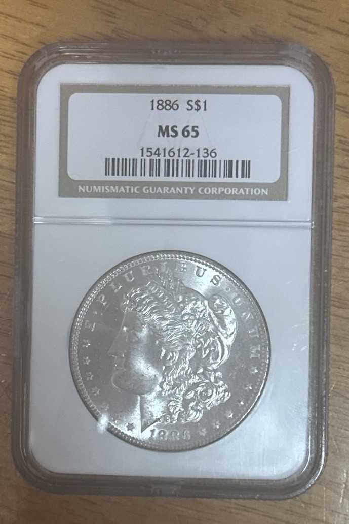 1886 Morgan Dollar MS 65 NGC Certified Philadelphia Silver $1 Coin 1541612-136