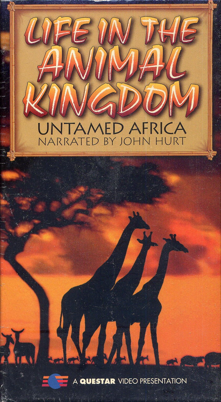 LIFE IN ANIMAL KINGDOM UNTAMED AFRICA john hurt  VHS VIDEOTAPE NEW 2 tape set