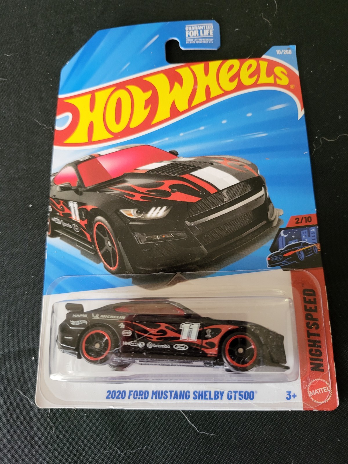 2026 Hot Wheels #10 Nightspeed 2/10 2020 FORD MUSTANG SHELBY GT500 Near Mint