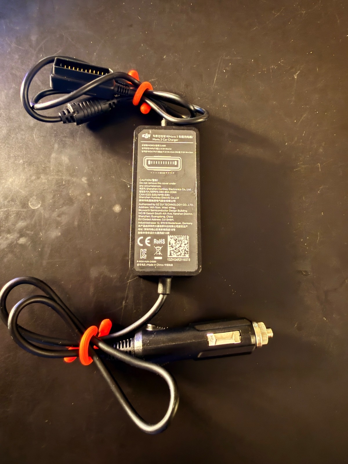 Genuine DJI Mavic 2  Car Charger for Mavic 2 Pro, Mavic 2 Zoom  - Never Used