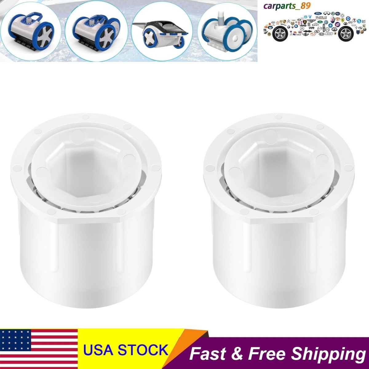For Hayward, AquaNaut,Phoenix Poolvergnuege Wheel Bearings Repair Kit PVX976PK2