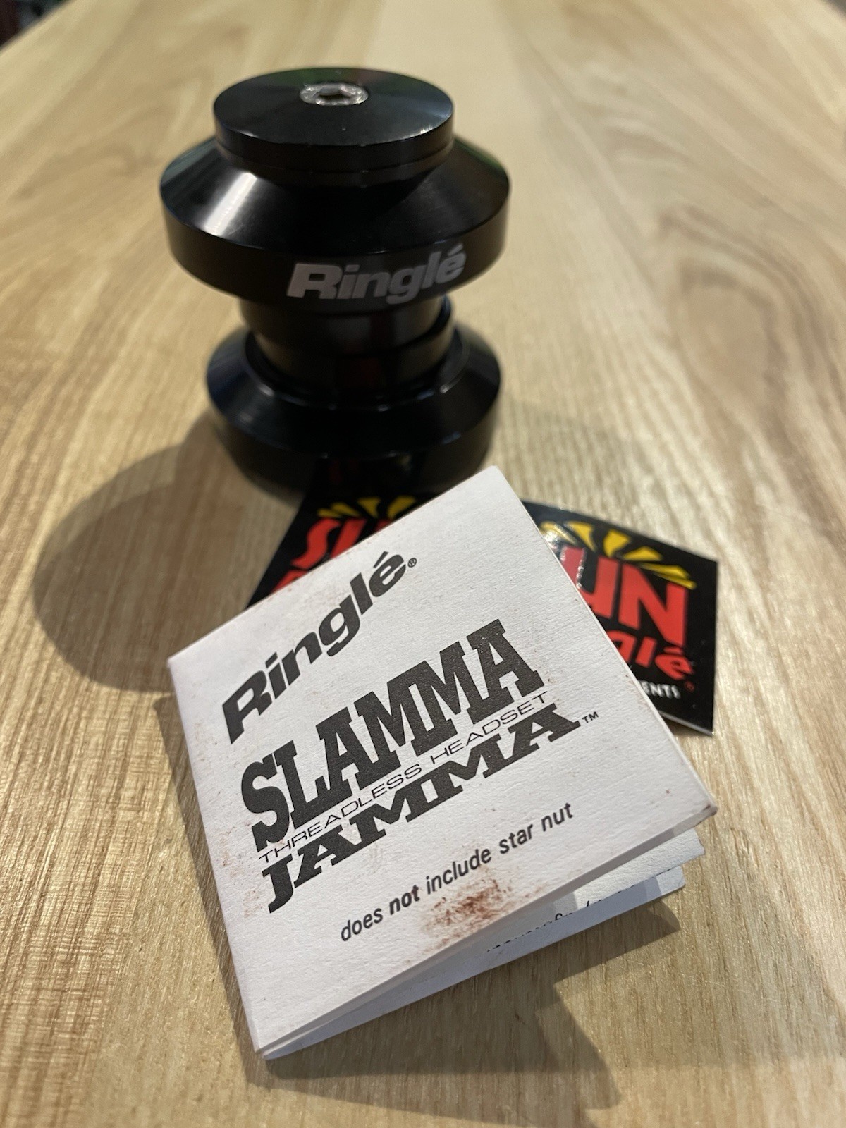 NIB Sun Ringle Slamma Jamma Threadless Headset 1-1/8" Black