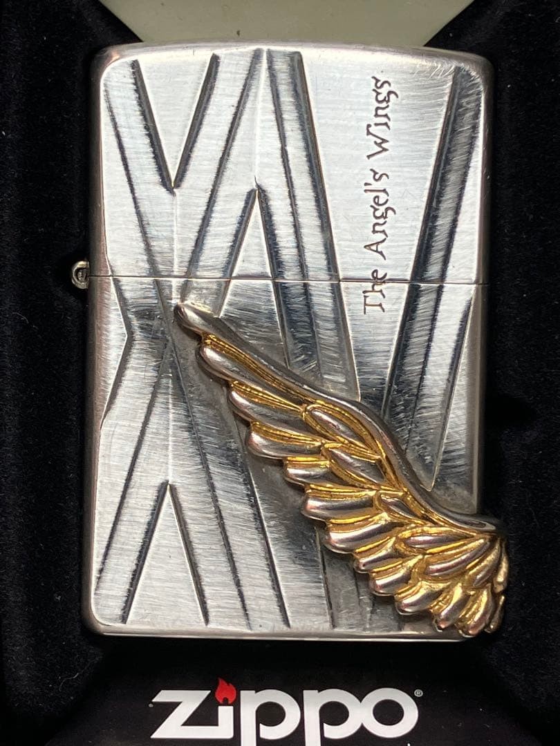 Zippo Item Zippo The Angel s Wings with Box Serial No.120