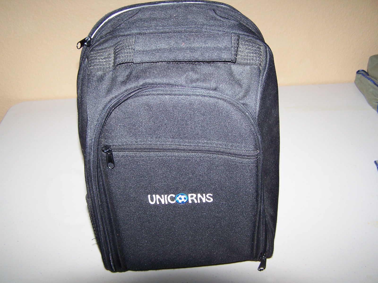 Women's Black Multiple Pocket Hiking Backpack One Large Insulated Pocket