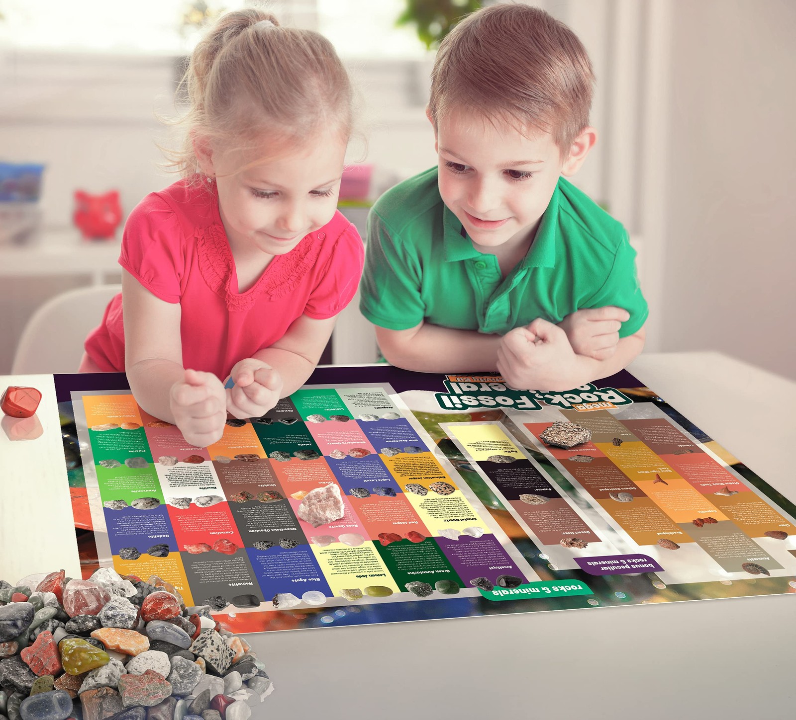 Dan&Darci Rock Collection for Kids - Includes 250+ Bulk Large, Multicolor