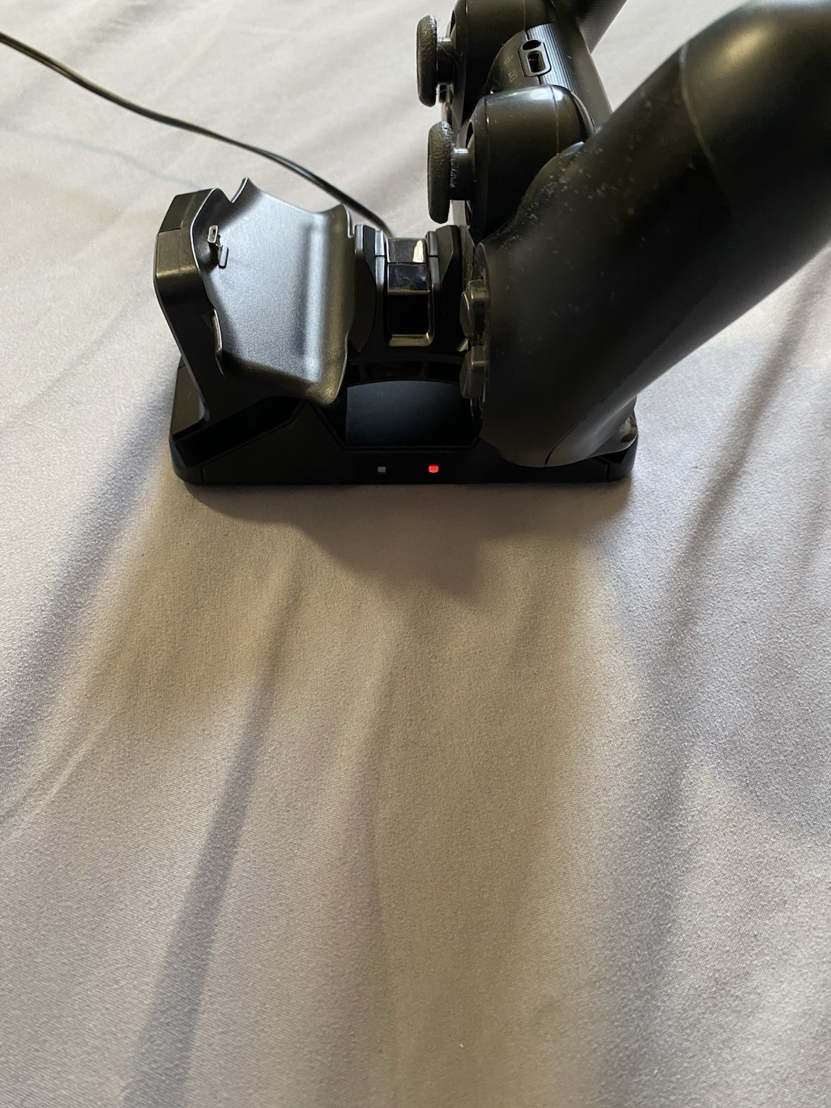 Black Dual Charging Dock for Sony PlayStation 4 Controllers Wired