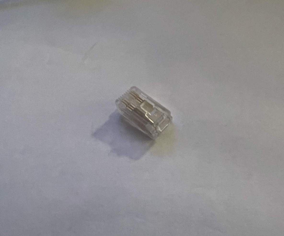 ABB 3AUA0000024884 RJ45 Male Connector Plug Panel Adapter for Keypad