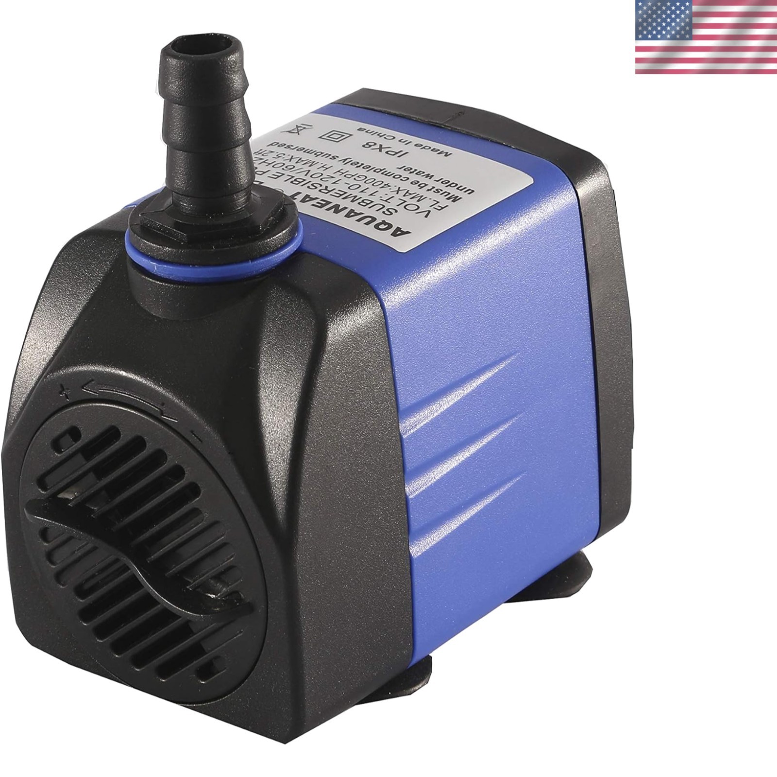 Compact 265 GPH Submersible Pump for Aquariums, Ponds & Hydroponics