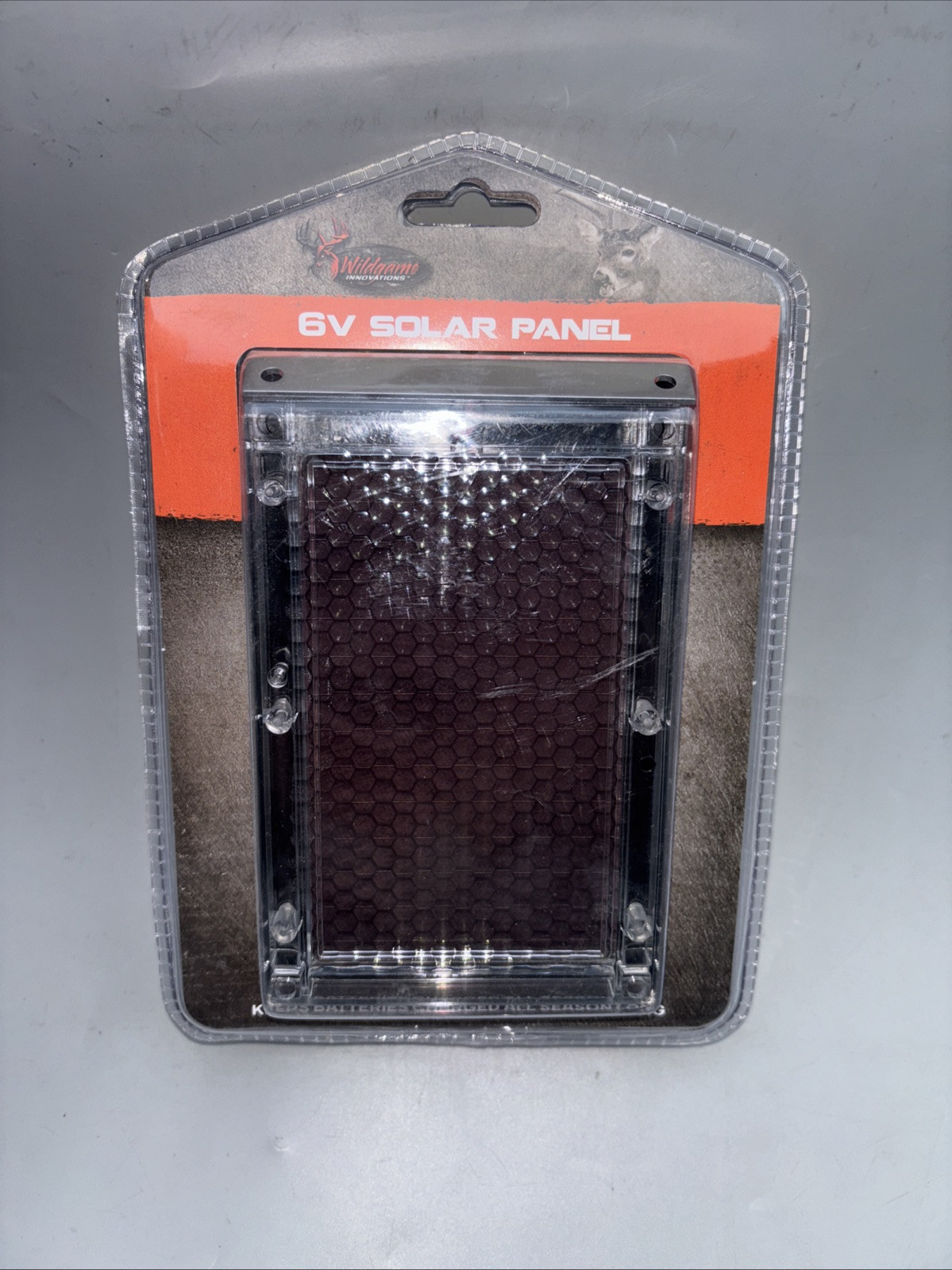 Wildgame Innovations Outdoor Hunting Deer Feeding 6V Solar Panel Battery Charger