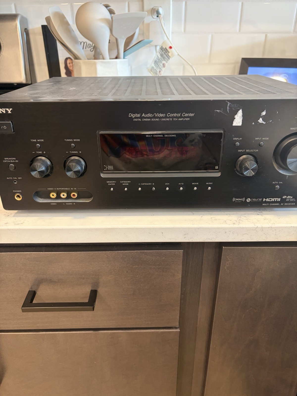 Sony STR-DG910 Multi-Channel Digital Audio Video Receiver Control Center HDMI