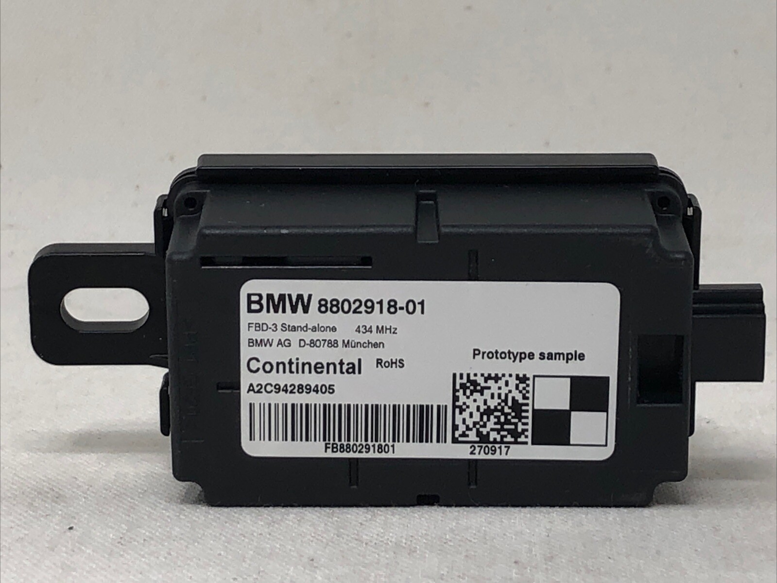 BMW REMOTE CONTROL RECEIVER KEYLESS MODULE 8802918-01 OEM