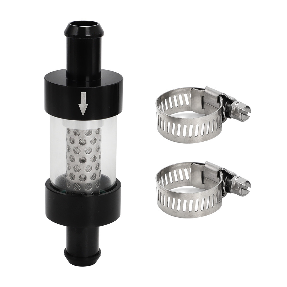 2x 5/8" Universal Filter Inline Heater Core Coolant Filter and Inspection System