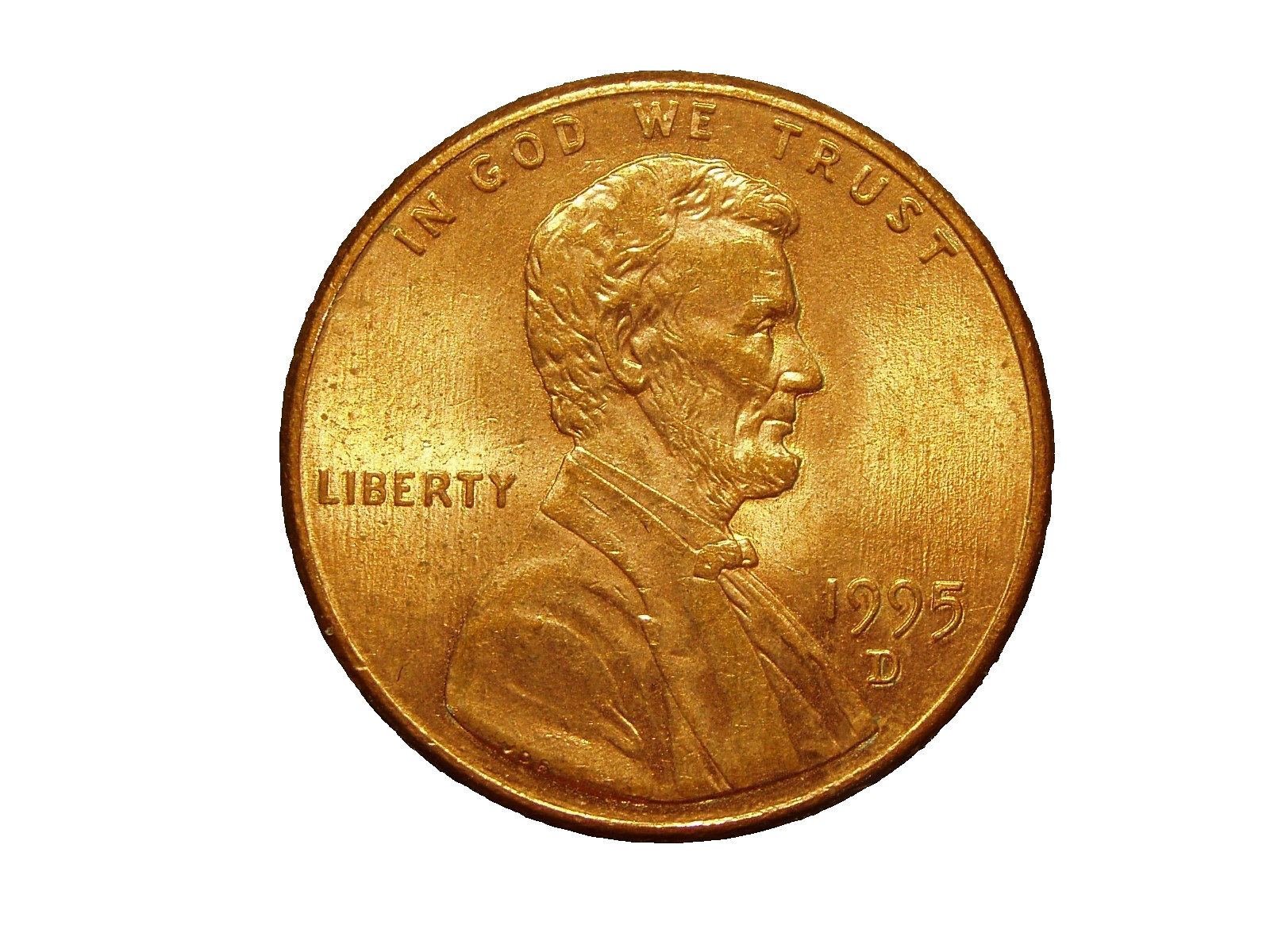 1995-D  AU LINCOLN MEMORIAL CENT #4