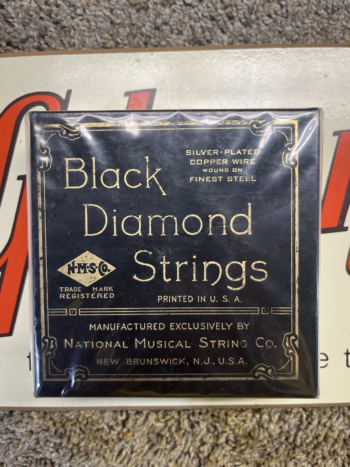 Vintage Black Diamond Strings Guitar Strings Bix