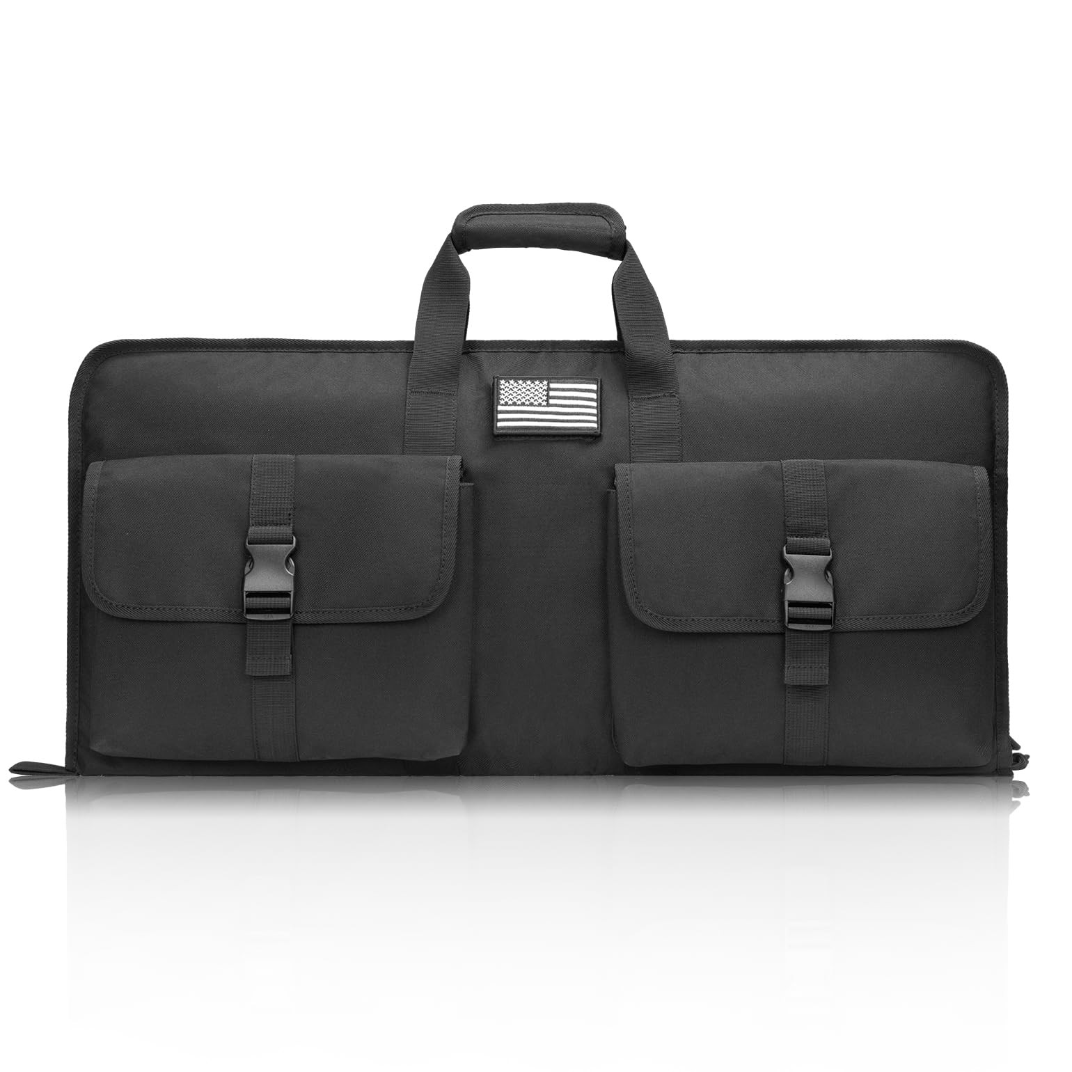 lollwolf 28 inch Rifle Case Soft, Rifle Bag Lightweight, Gun Case with Two Bu...